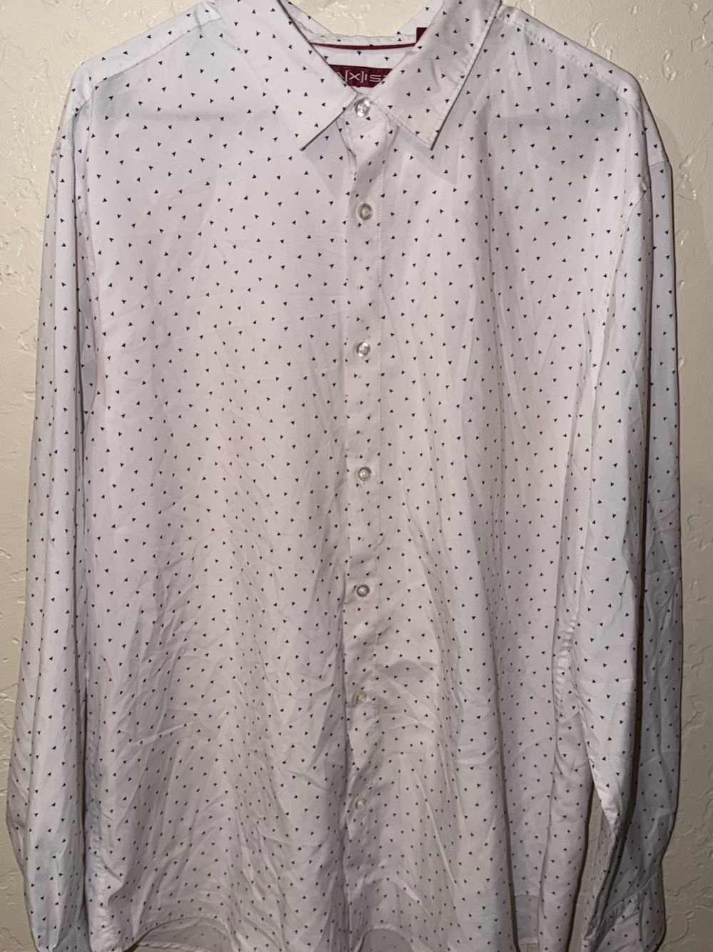 AXIST Men's Geometric Stretch Button Down Size XXL